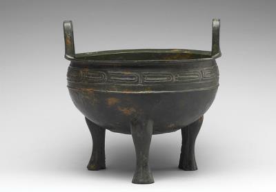 图片[2]-Ding cauldron with double ring pattern, Western Zhou period (c. 1046-771 BCE)-China Archive